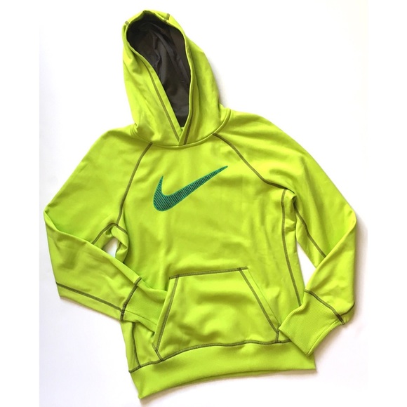 neon yellow hoodie nike